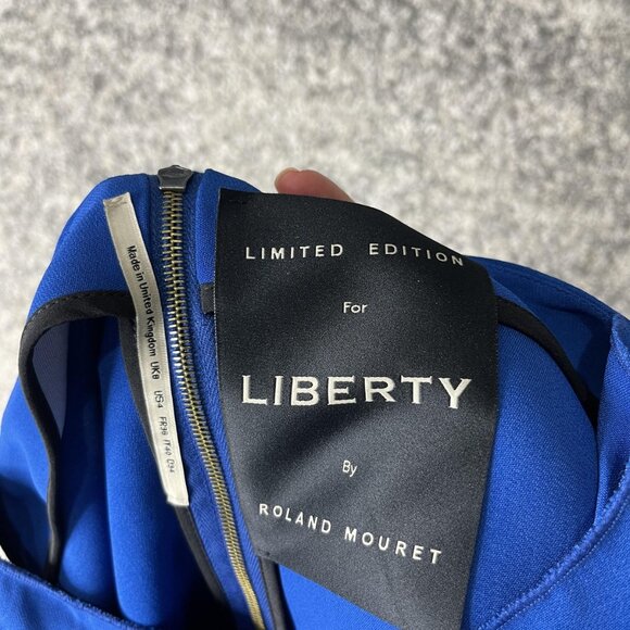 Roland Mouret Liberty Dress Womens UK8 Sleeveless Sheath Pocket Limited Edition - Picture 8 of 8